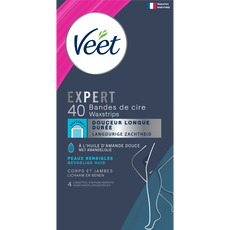 Veet Expert Ontharingsstrips Lichaam & benen Gevoelige Huid 40 stuks