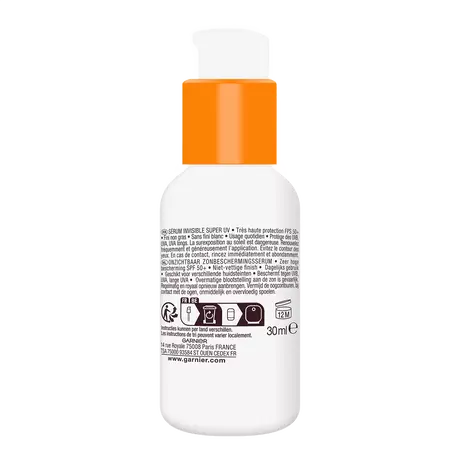 Garnier Ambre Solaire Sensitive Expert+ Super UV Face Serum SPF50+ 30 ML