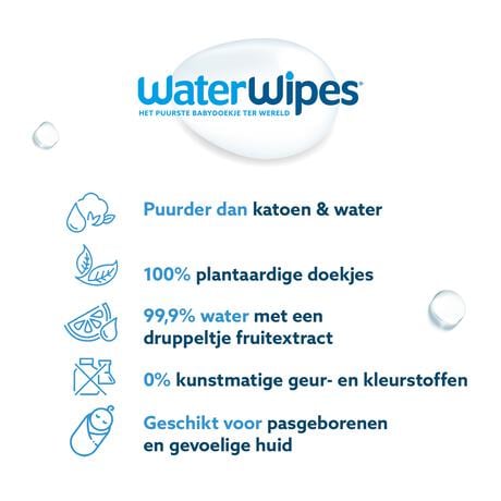 Waterwipes Billendoekjes 48st