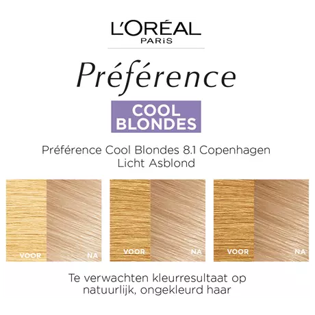 L'Oréal Paris Préférence Permanente Haarverf 8.1 Copenhague