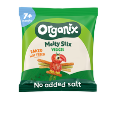 Organix Bio Veggie Groente Sticks 7+ Maanden 15 gram
