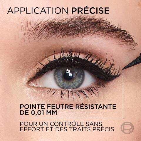 L'Oréal Paris Haute Precision Eyeliner 01 Noir Silk Zwart