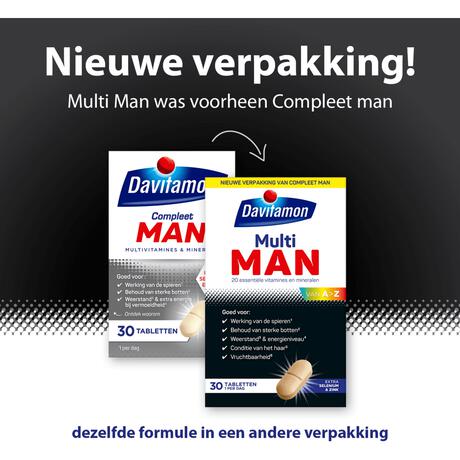 Davitamon Compleet Man Tabletten