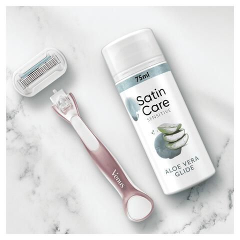 Satin Care Scheergel Gevoelige Huid Mini 75 ML