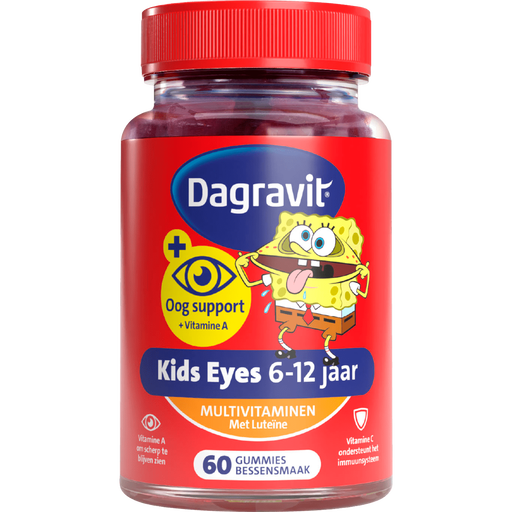 Dagravit Kids Multivitaminen Gummies Xtra + Eyecare 6-12 jaar 60 stuks