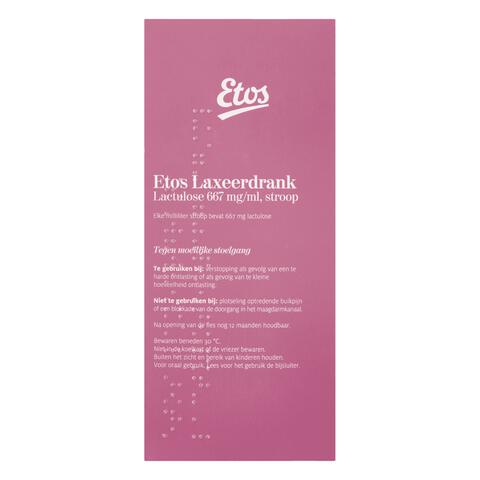 Etos Laxeerdrank Lactulose 667 MG/ML Stroop 300 ml