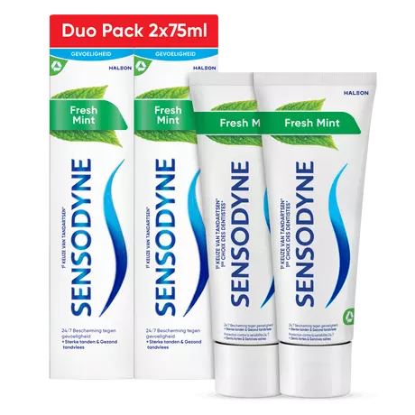 Sensodyne Fresh Mint Tandpasta Duo Pack 2x 75 ML