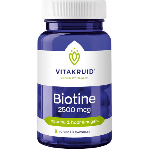 Vitakruid Biotine 2500 MCG Vegan Capsules 90 stuks