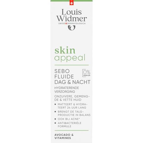 Louis Widmer Skin Appeal Sebo Fluid Zonder Parfum 30 ML
