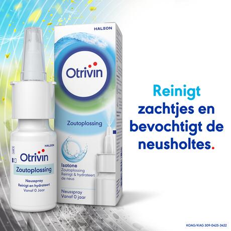 Otrivin Zoutoplossing Neusspray bij een Verstopte Neus 15 ML