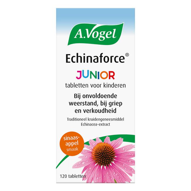 A.Vogel Echinaforce Junior bij Griep en Verkoudheid Tabletten 120 stuks EA | Etos