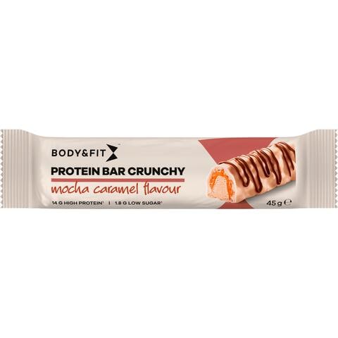 Body&Fit protein bar crunchy mocha/caramel