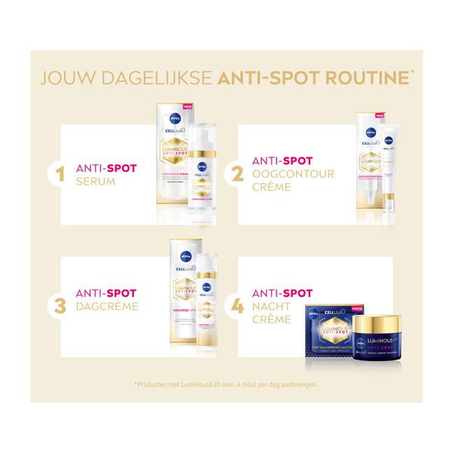 NIVEA Cellular Luminous630 Anti-Spot Nachtcrème 50 ML