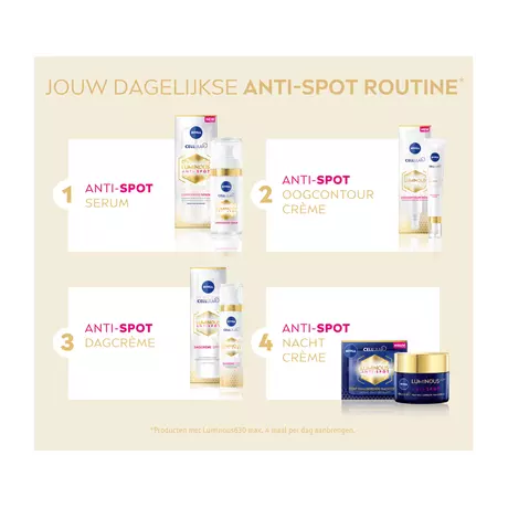 NIVEA Cellular Luminous630 Anti-Spot Nachtcrème 50 ML