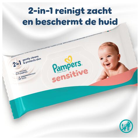 Pampers Sensitive Billendoekjes 3x80 stuks