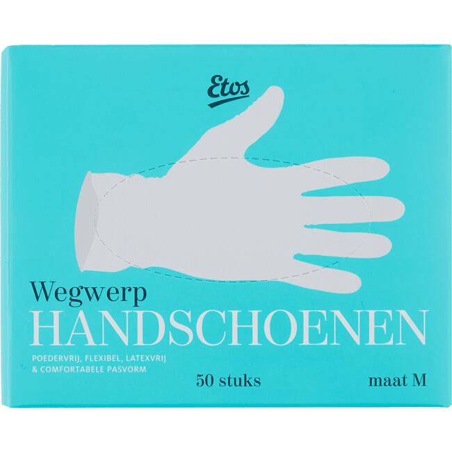 Etos Wegwerphandschoenen M