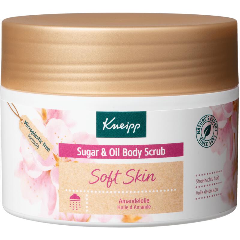 Kneipp Soft Skin Sugar & Oil Bodyscrub 220 gram