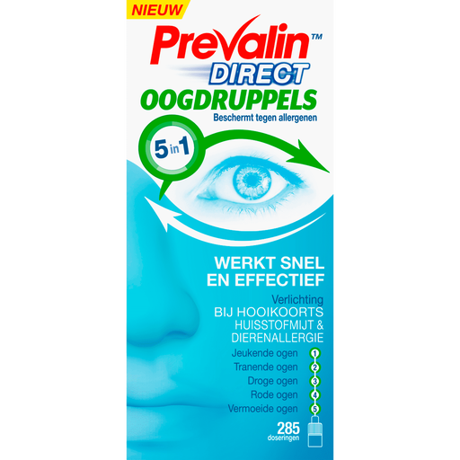 Prevalin Direct Oogdruppels bij Hooikoorts 10 ML