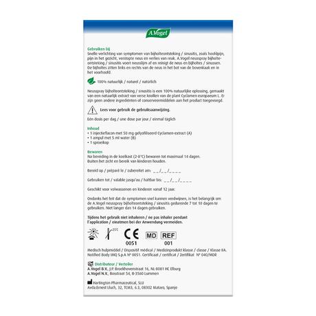 A. Vogel Bijholte Onsteking&nbsp;Neusspray 50 mg