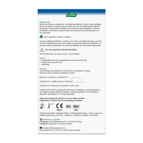 A. Vogel Bijholte Onsteking&nbsp;Neusspray 50 mg