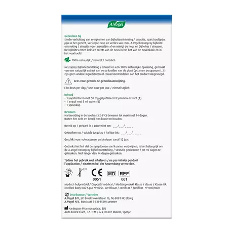 A.Vogel Bijholte Onsteking�Neusspray 50 MG