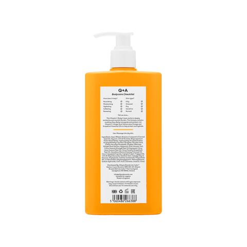Q+A Vitamin C Body Cream 250 ML