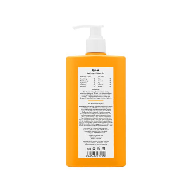 Q+A Vitamin C Body Cream 250 ML