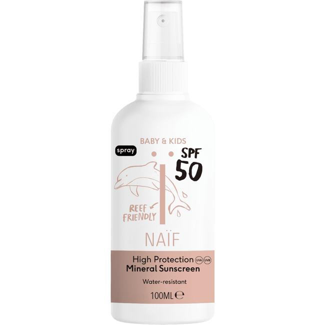 Naïf Zonnebrand Spray Baby & Kids Factor 50 100 ML