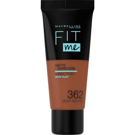 Maybelline New York Fit Me Matte + Poreless Foundation 362 Deep Golden