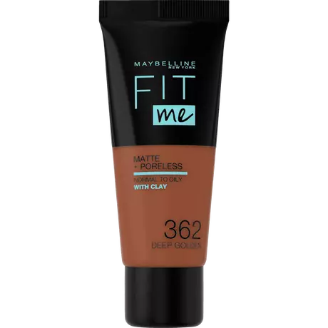 Maybelline New York Fit Me Matte + Poreless Foundation 362 Deep Golden