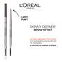 L'Oréal Paris Brow Artist Skinny Definer Wenkbrauwpotlood 105 Brunette Ultradun