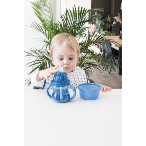 NUBY FLIP-IT ANTILEKBEKER HANDVATTEN 12 MAANDEN 240 ML