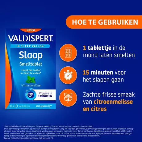 Valdispert Slaap Smelttabletten 30 stuks