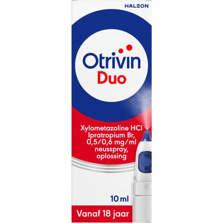 Otrivin Duo Xylometazoline HCl Ipratropium Br, 0,5/0,6 mg/ml Neusspray 10 ML