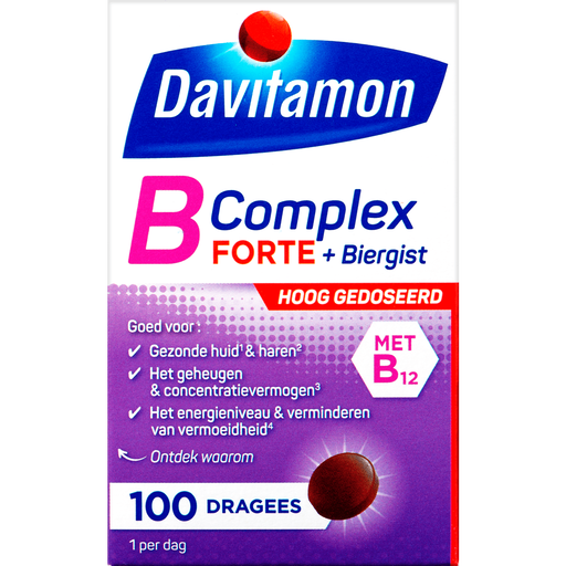 Davitamon Vitamine B-Complex Forte Dragees 100 stuks