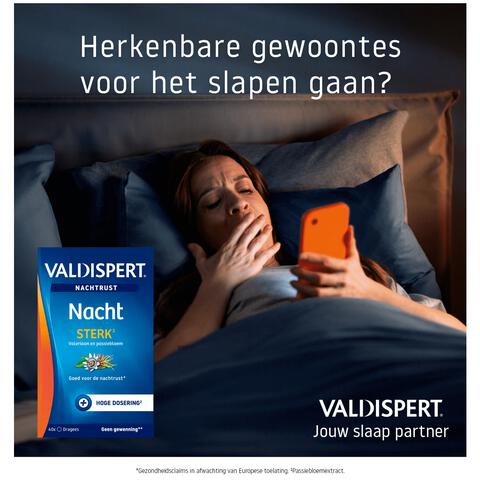 Valdispert Nacht Sterk 40 tabletten