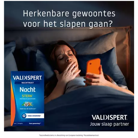Valdispert Nacht Sterk Tabletten 40 stuks