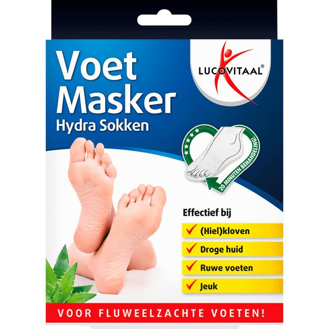 Lucovitaal Voetmasker Hydra Sokken 1 paar