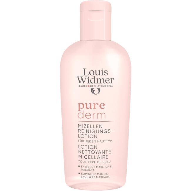Louis Widmer Purederm Micellaire Reinigingslotion Zonder Parfum 200 ML