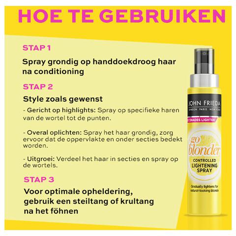 John Frieda Sheer Blonde Go Blonder Lightening Spray 100 ML