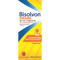 Bisolvon Hoestdrank Voor Kinderen Aardbeiensmaak 4 Mg/5 M