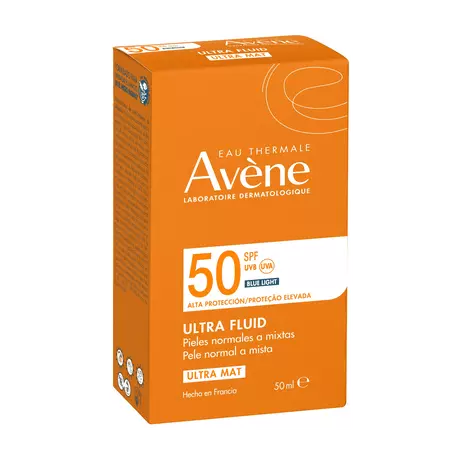 Avène Ultra Fluid Invisible Zonnebrand Gezicht SPF50 50 ML