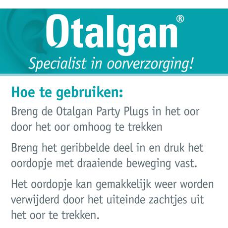 Otalgan Party Plugs 1 paar