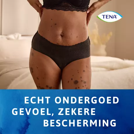 TENA Silhouette Plus Low Waist Wegwerpbroekjes Zwart L 10 stuks