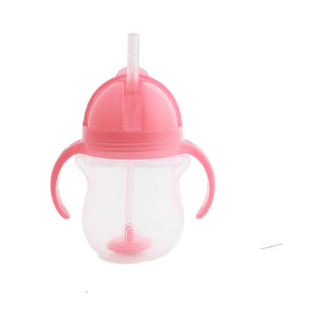 Munchkin Cl Lock Tip & Sip Beker Pink 1 Stuks