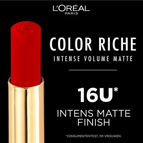 L'Oréal Paris Color Riche Intense Volume Matte Lipstick Rood 336 Le Rouge Avant-Garde 1,8 GR