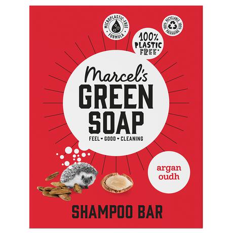 Marcel's Green Soap Argan & Oudh Shampoo Bar 90 GR