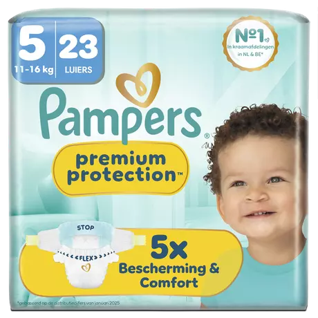 Pampers Premium Protection Luiers Maat 5 11-16 kg 23 stuks