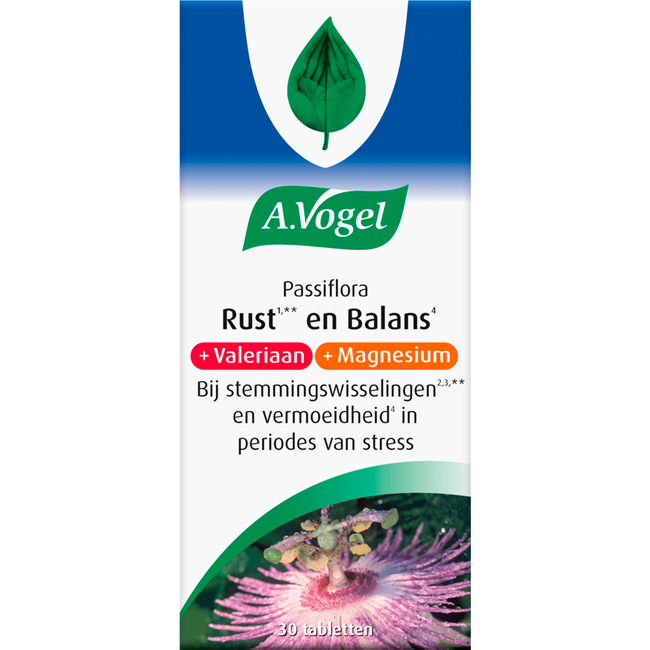a vogel passiflora rust en balans rustgevend bij stress