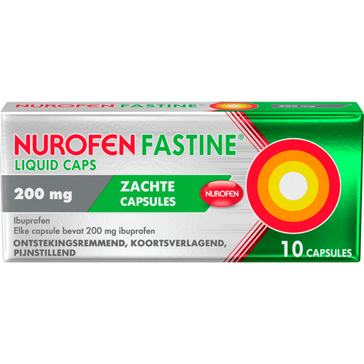 Nurofen Fastine Liquid Capsules 200 MG 10 stuks